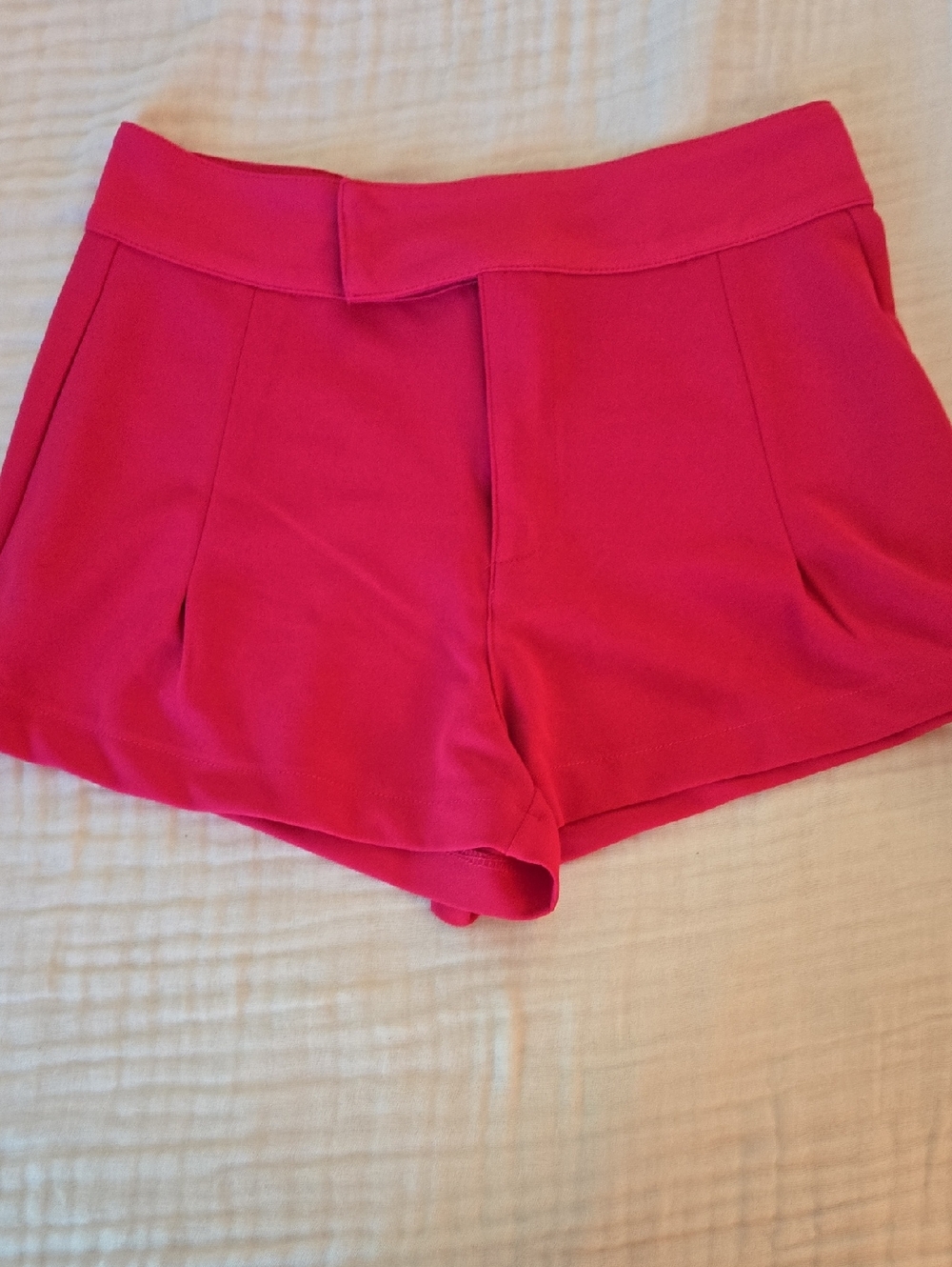 Sincerely Jules Hot Pink High Waist Tailored Shorts